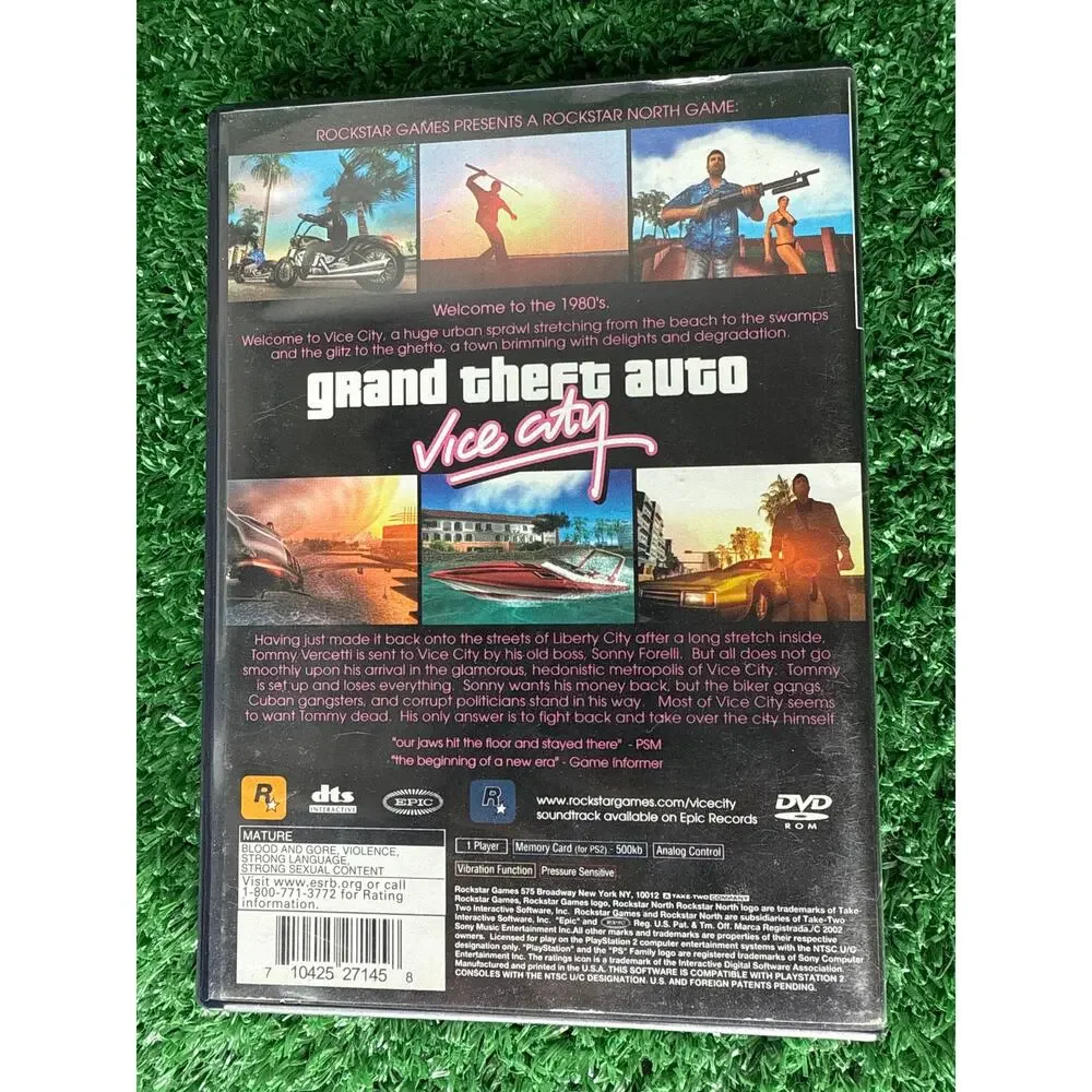 Grand Theft Auto: Vice City PS2 (Sony PlayStation 2) CIB TESTED